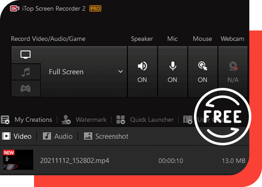 download iTop Screen Recorder Pro 4.0.0.641